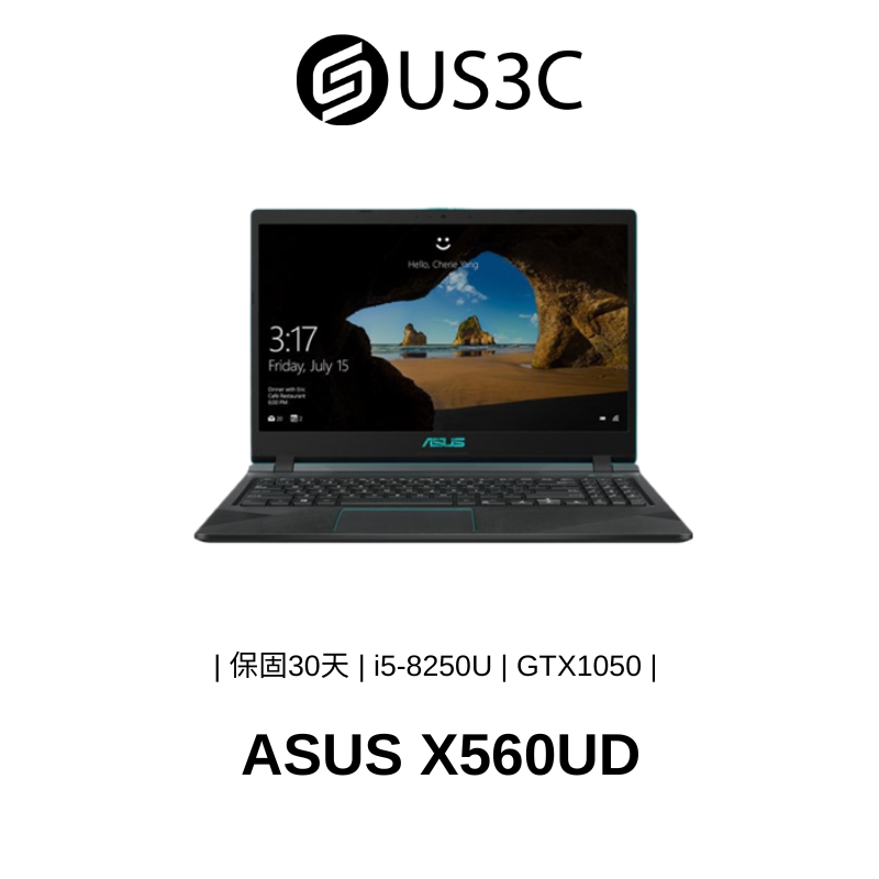 ASUS X560UD 15.6吋 FHD i5-8250U 12G 240G+256G SSD GTX1050-2G