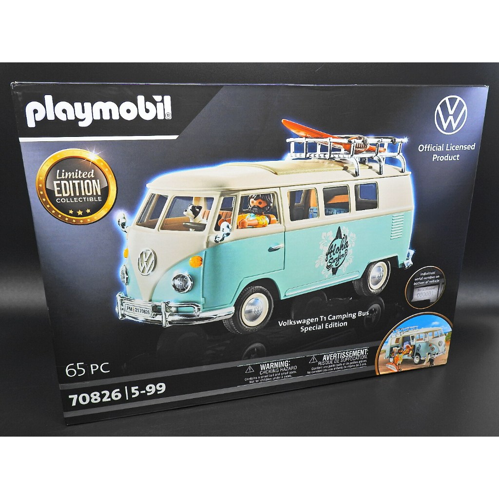 Playmobil 2021 摩比 70826 福斯 露營車 限定版 Volkswagen T1 BUS VW A256
