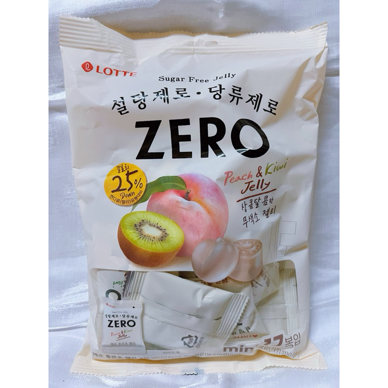 韓國🇰🇷現貨+預購零卡軟糖 LOTTE 樂天 zero水果軟糖 韓國零食