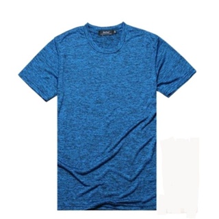 Belail 涼感衣 吸濕排汗快乾 機能運動 短T  排汗T T恤 短袖上衣 XL藍色