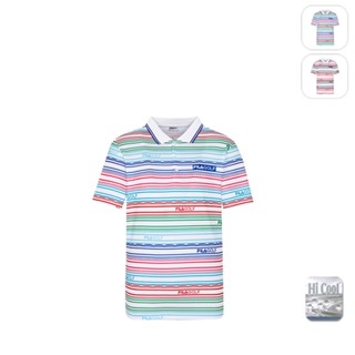 【FILA】男性 GOLF 吸濕排汗 短袖 運動POLO衫-桃色 1POX-2118-PC