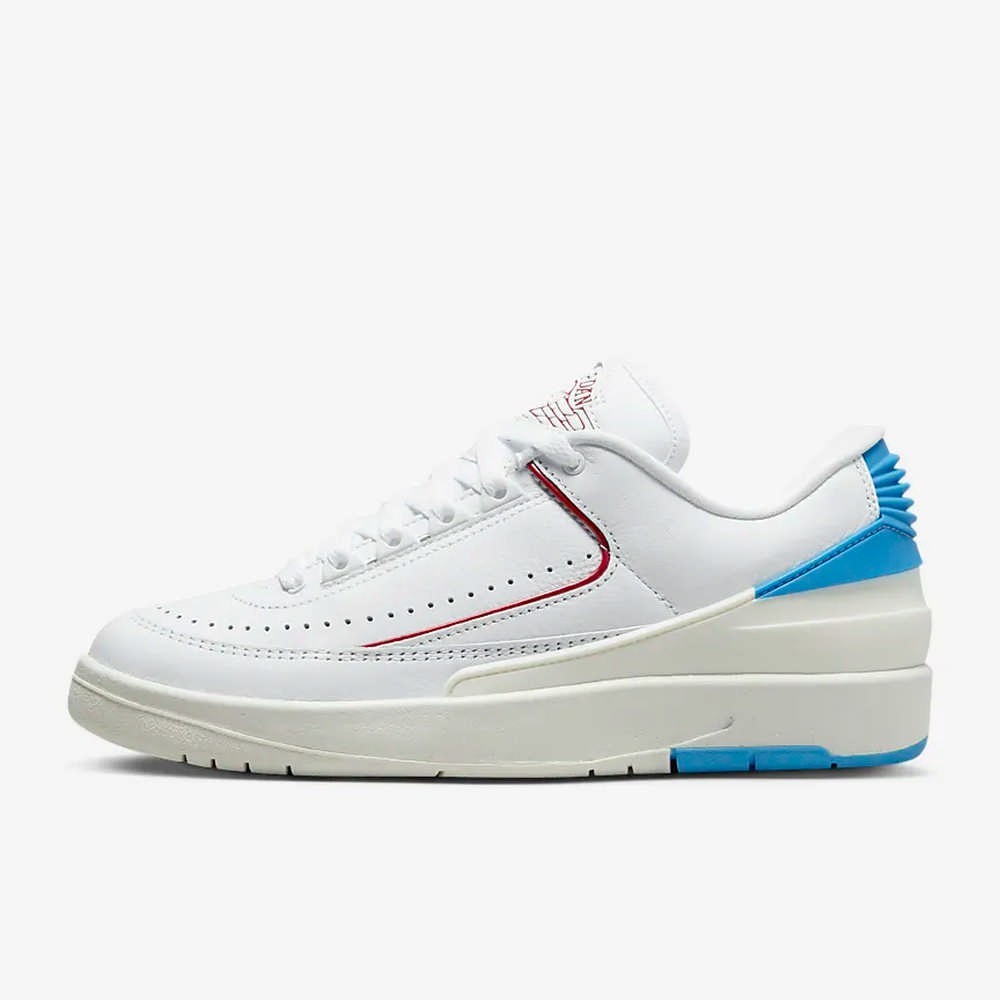 NIKE WMN SAIR JORDAN 2 RETRO LOW  男女鞋 休閒鞋 運動鞋白紅藍-XDX4401164