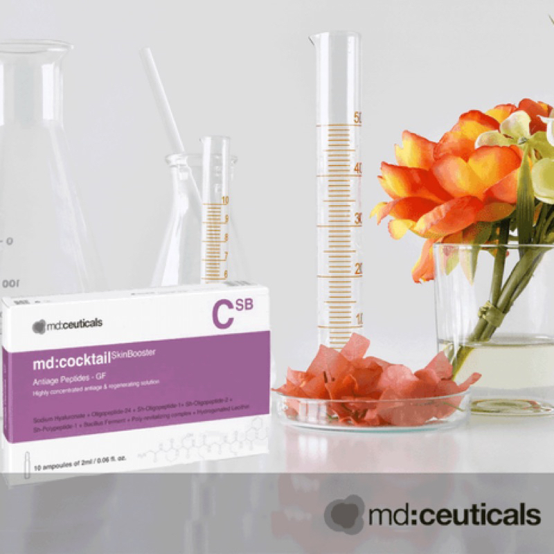 艾蜜莉．英國 md:ceuticals 紫色水光精華安瓶/藍色多效✨紅色修護/塗抹水光GF精華歐洲醫美科技頂級保養專櫃