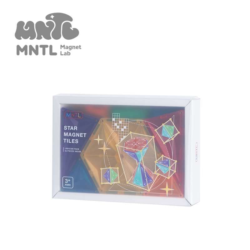 MNTL 磁力片 邏輯學家組合 Logician Pack 36pcs 經典色 兒童禮物