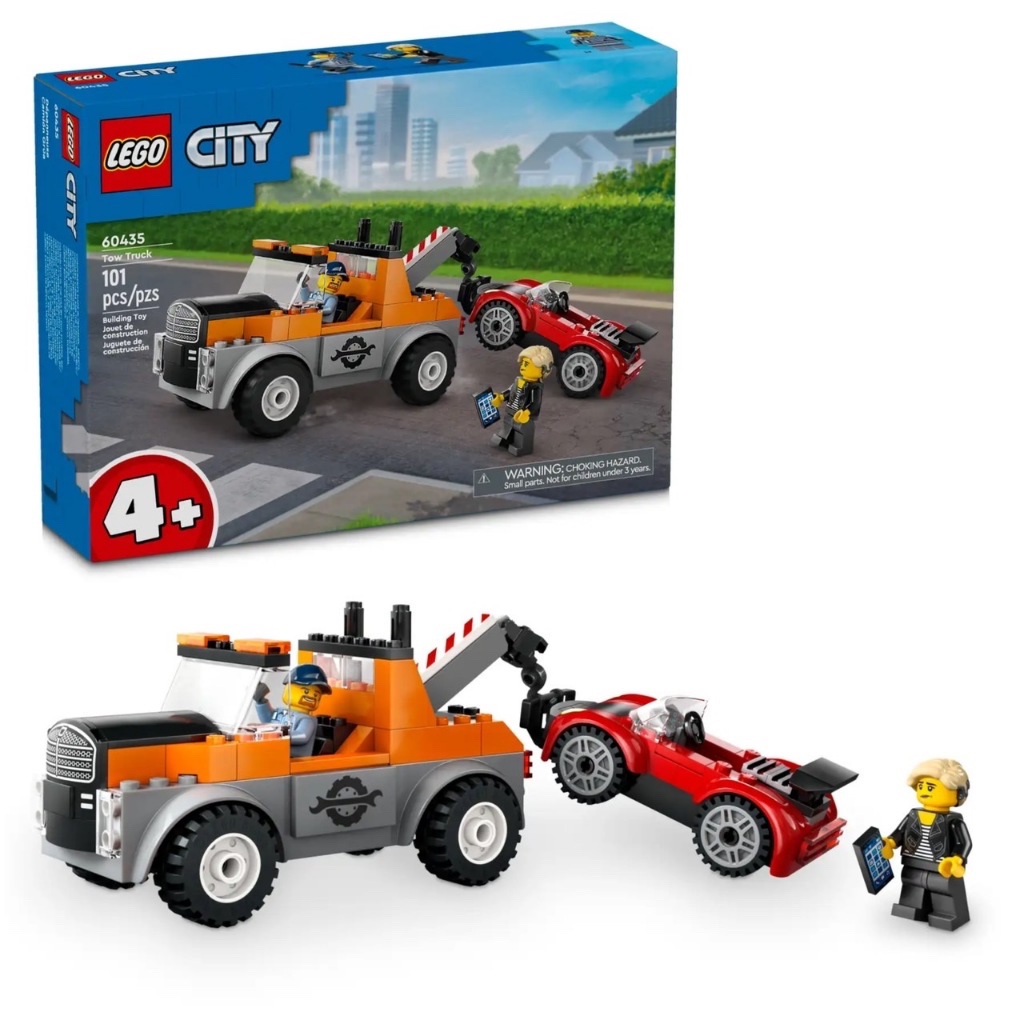 LEGO「高雄柴積店」樂高 60435 拖吊車和跑車維修 City系列