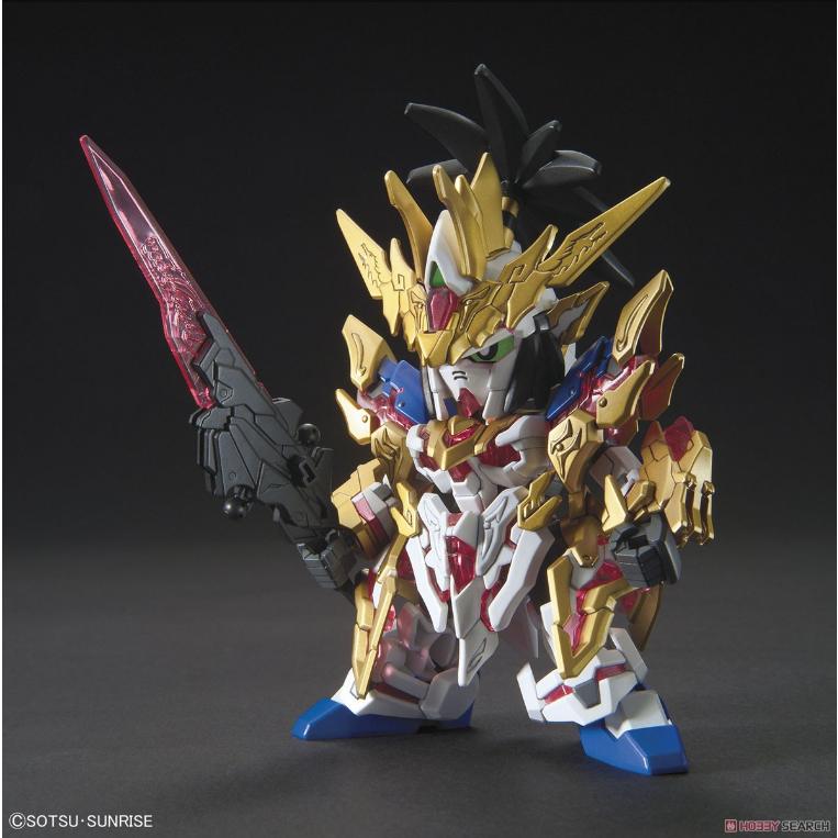 現貨 BANDAI 萬代 SD鋼彈 三國創傑傳 劉備 獨角獸鋼彈 劉備獨角獸鋼彈 NO:01 (此商品需自行組裝)