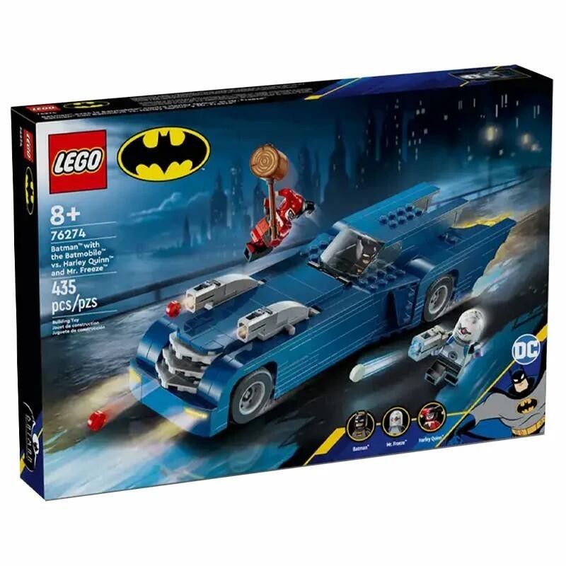 汐止 好記玩具店 樂高積木 LEGO 超級英雄 蝙蝠俠 系列 76274 蝙蝠俠與蝙蝠車vs.小丑女及急凍人 全新未拆