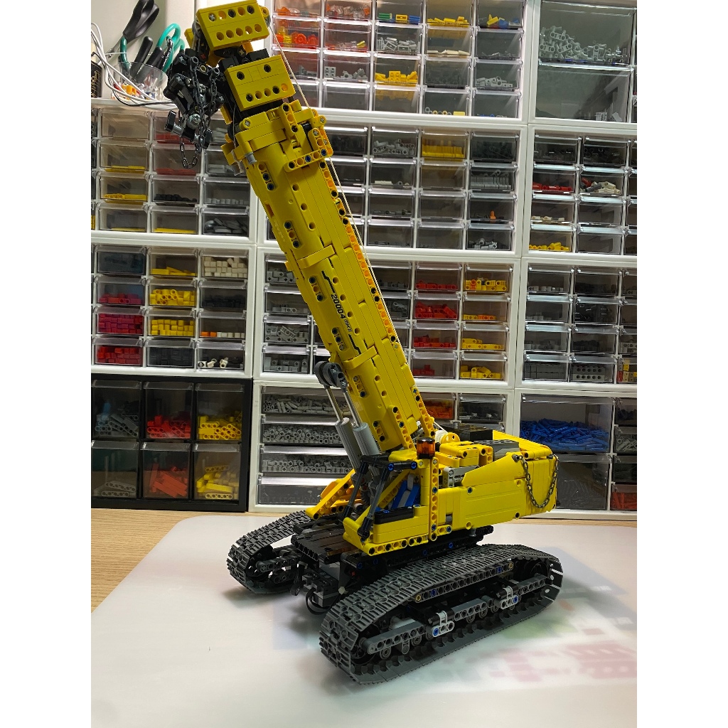 [MT]Lego technic moc 履帶 吊車 科技系列