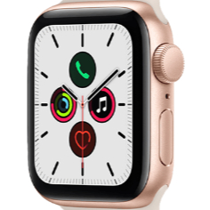 Apple Watch SE 40mm A2351 金色鋁金屬錶殼GPS版 (二手特價)