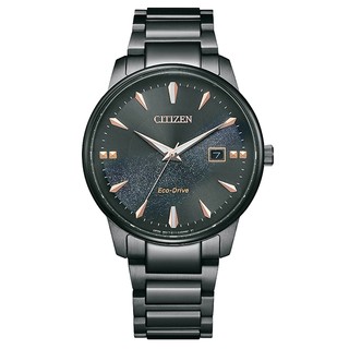 日本CITIZEN星辰 Eco-Drive 天川銀河限定款對錶男錶 BM7595-89E