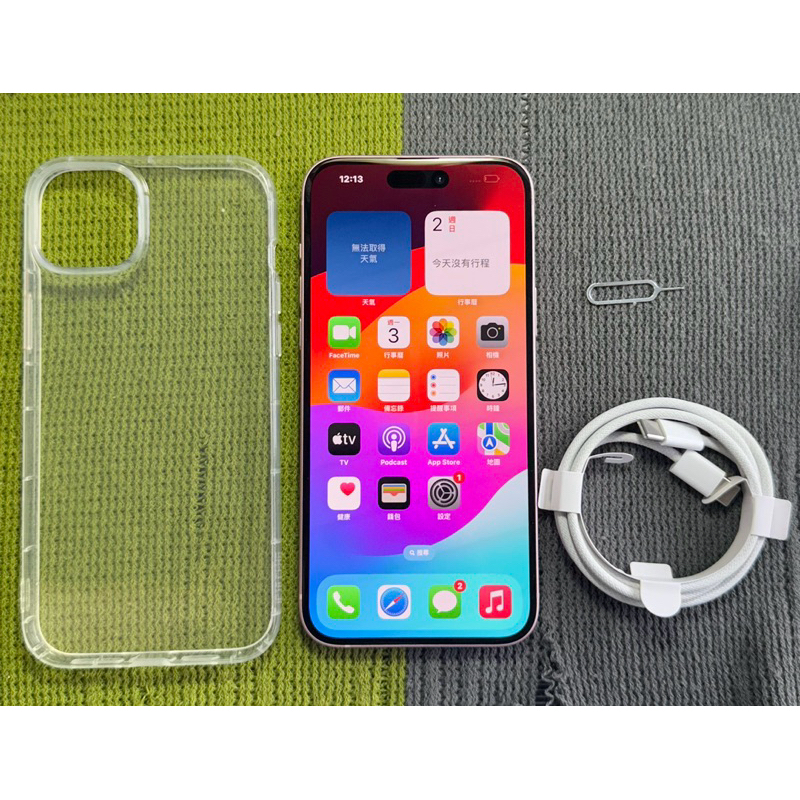 iPhone15 Plus 128G 粉 無傷保固明年5月 i15 15Plus iphone15plus 15 128