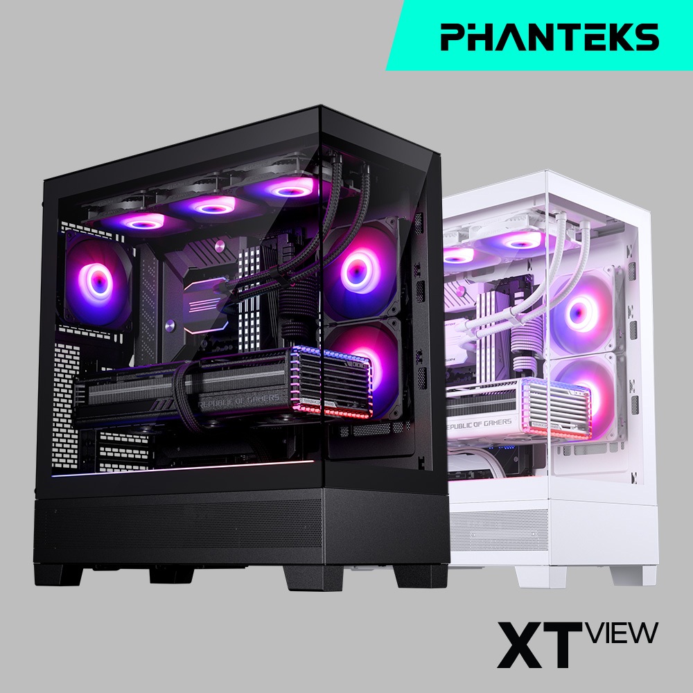 Phanteks	追風者XT View旗艦全透側中塔機殼/鋼化玻璃/RGB/背插機殼 (最多安裝9個120mm風扇)