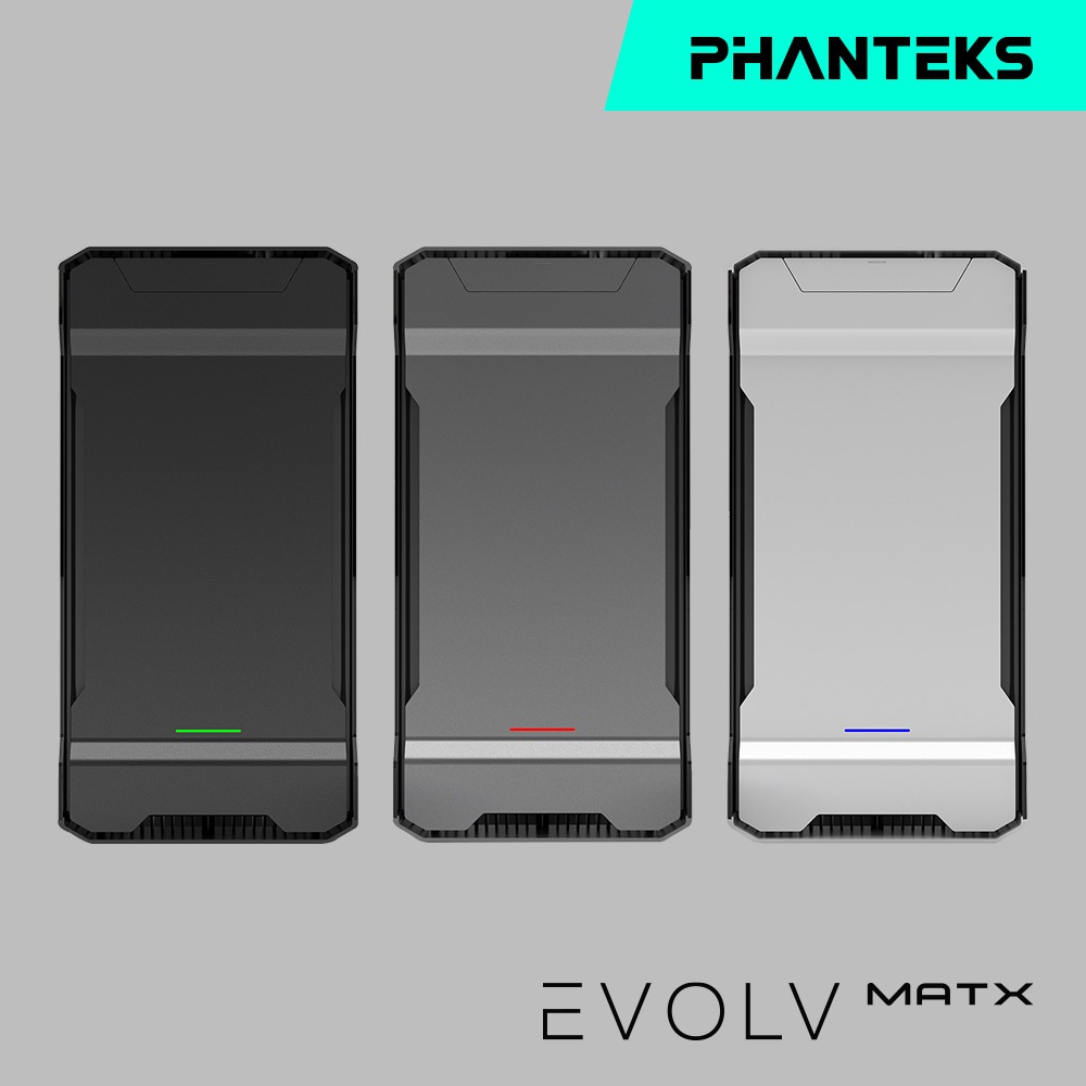 Phanteks 追風者 ENTHOO EVOLV MATX PH-ES314ETG_GS鋼化玻璃窗銀色電腦機殼