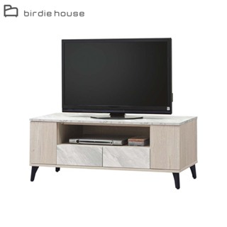 Birdie-白橡色4尺長櫃/二門二抽電視櫃/視聽櫃