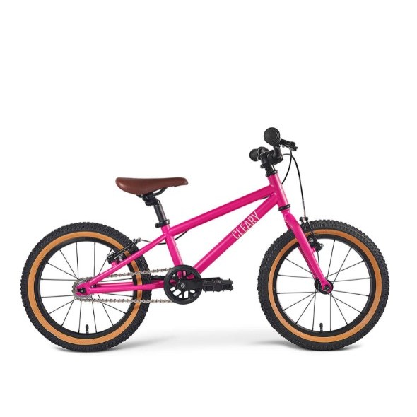 [CLEARY BIKES] 16吋 兒童單車 粉紅色 適用身高100公分 越野登山 腳踏車 巡揚單車