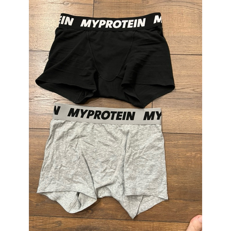 [二手］myp myprotein 男士運動內褲 黑色 灰色 2件s號
