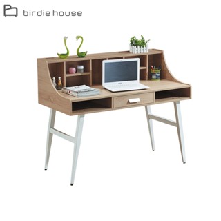 Birdie-9603書桌/4尺簡約置物格工作桌