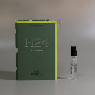 Hermes 愛馬仕 H24 Herbes Vives 男性淡香精 2mL 全新 可噴式 試管香水