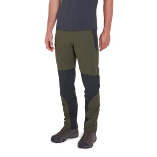 【RAB】QFU69 男款 Torque Pants 彈性耐用軟殼長褲/防風防潑水快乾排汗登山褲 軍綠