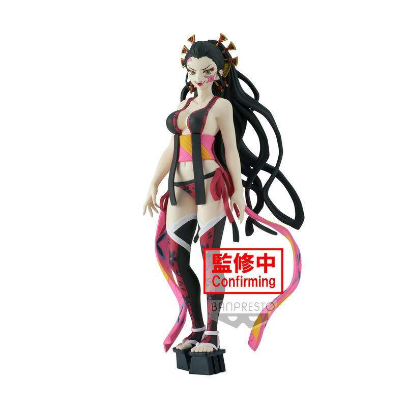 萬代 鬼滅之刃 鬼之裝 漆之型 B款 墮姬 景品 豬帽子模型玩具