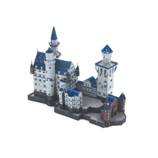 DIY拼裝模型3D光刻立體金屬拼圖KMP-013彩色 新天鵝堡