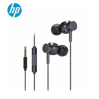 HP 惠普 DHE-7001 有線耳機 入耳式耳機 麥克風耳機 - 黑色