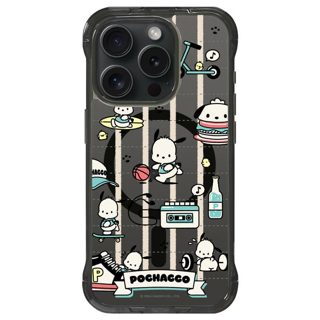 LANIS 三麗鷗正版 帕恰狗 運動計畫表【磁吸版透黑】懶人支架手機殼 iPhone 16 15 Pro Max