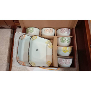 全新 松村窯日式和風 碗盤禮盒
