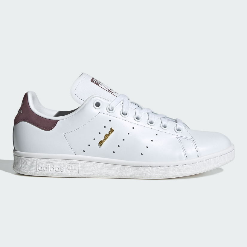 Adidas Stan Smith W 女 休閒鞋 經典 史密斯 穿搭 潮流鞋款 白/酒紅-IF6994