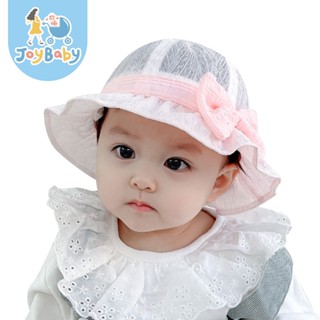 JOYBABY 寶寶遮陽帽 可愛蝴蝶結兒童帽子 寶寶漁夫帽 寶寶防曬帽 盆帽
