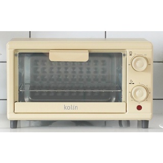 Kolin 歌林 10公升雙旋鈕電烤箱(KBO-SD2218)─檸檬黃