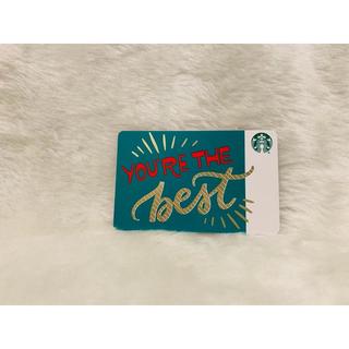 美國 星巴克 STARBUCKS 2018 YOU ARE THE BEST 聖誕系列 紙卡 隨行卡 儲值卡 星巴克卡