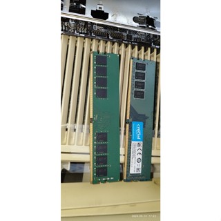 DDR4 2666 2400 16G 美光 2666 單面 剩下左邊那一張沒貼紙