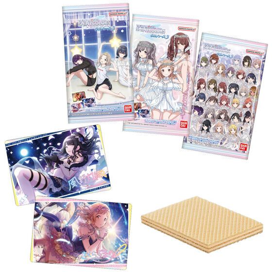 【歐賣小舖】食物已過期 BANDAI 偶像大師 餅卡 閃耀色彩 威化餅乾3