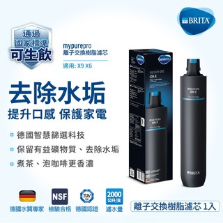 德國 BRITA mypure pro X9、X6 專用離子交換樹脂濾芯 ION-X