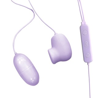 【雙倍快樂】謎姬吸吮+震動雙用跳蛋 USB款 AV按摩棒 情趣用品 雙用震動棒 低噪自慰棒 20段變頻 震蛋強震按摩器