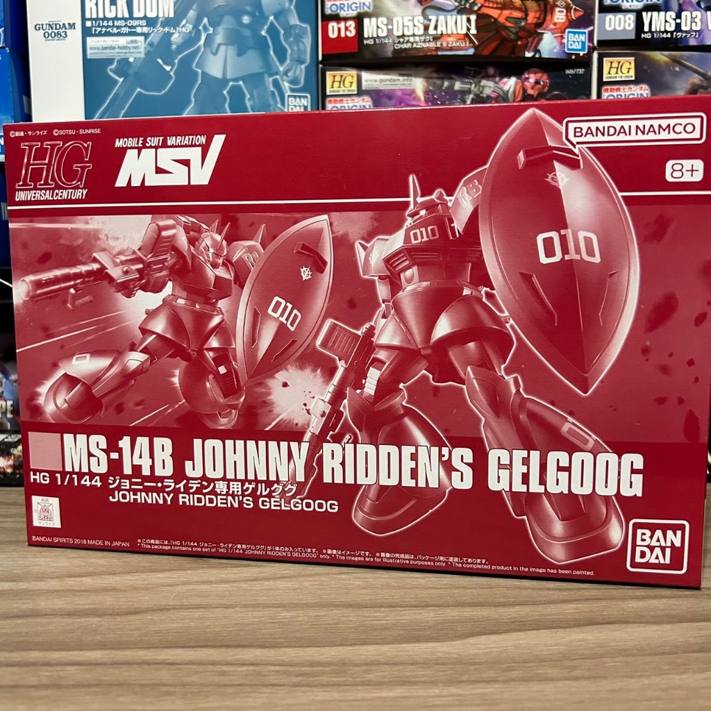 HG 1/144 MS-14B JOHNNY RIDDEN'S GELGOOG/真紅閃電/強尼．萊汀/高機動型