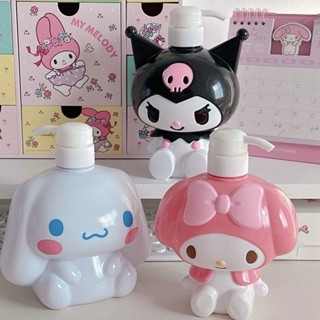 三麗鷗立體造型公仔全身卡通乳液瓶分裝空瓶子大容量