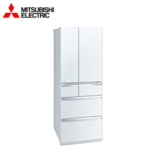 三菱電機冰箱 六門全鏡面美型旗艦款 玻璃鏡面 605L 極大容量 MR-WX61C W水晶白【雅光電器商城】