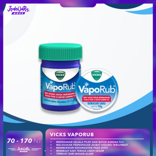 Vicks VapoRub Balsem Vapo Kemasan Saku 10g 25g Batuk Pilek