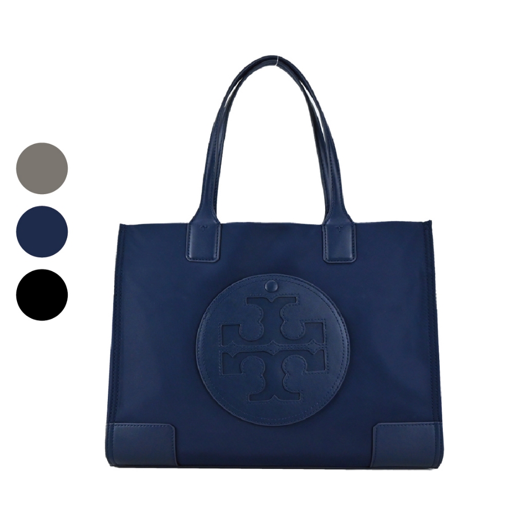 TORY BURCH ELLA 經典縫線LOGO小號尼龍托特包(多色)｜100%原廠真品｜JS Maxx官方旗艦館