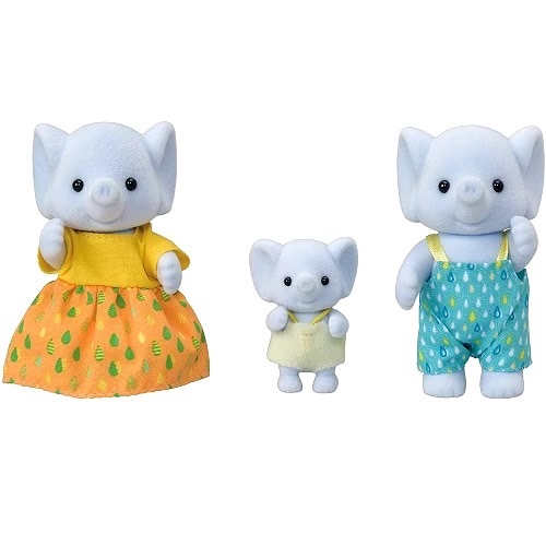 Sylvanian Families日本森林家族 人物家庭配件 大象家庭套組(象媽媽 象爸爸 小象)家家酒玩具