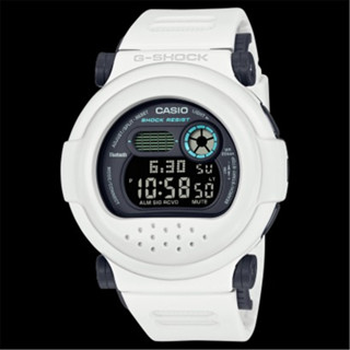 CASIO 卡西歐 G-SHOCK 未來科技感 可拆換 藍芽雙顯休閒運動腕錶-經典白(G-B001SF-7) [秀時堂]