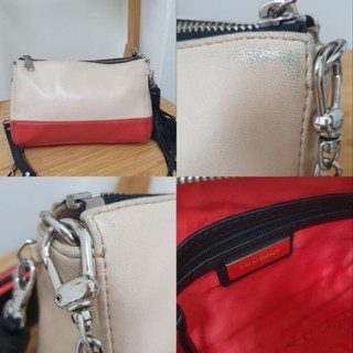 DKNY小羊皮斜揹包手提包