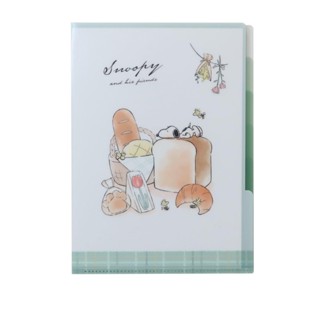 蔓菟小舖💖日本正版 SNOOPY 史努比 資料夾 五層索引資料夾 A4檔案夾 L夾 分層收納夾 B02