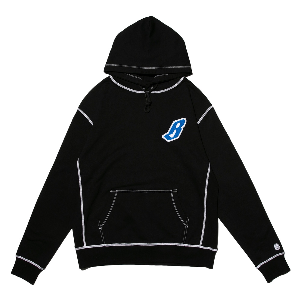BILLIONAIRE BOYS CLUB X PRETTYNICE FLYING B HOODIE 帽T 黑 聯名
