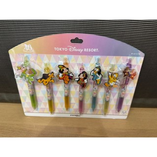 日本 東京迪士尼樂園 Disney 40週年限定 ENERGEL極速鋼珠筆 原子筆 米奇 米妮 唐老鴨 黛絲 奇奇蒂蒂