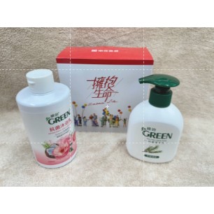 ～南屯艾咪～綠的茶樹抗菌潔手乳 220ML 綠的抗菌沐浴乳-山茶花 350ML 洗手乳 中化