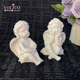 【悠立固】Y698天使矽膠模 託巴天使 抱膝天使 天使手工皂模 蠟燭模 香薰石膏模 擴香石模