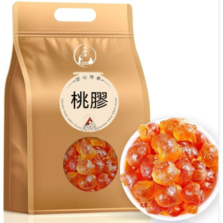桃膠500g袋裝 純天然野生食用 組合養顏羹桃花淚